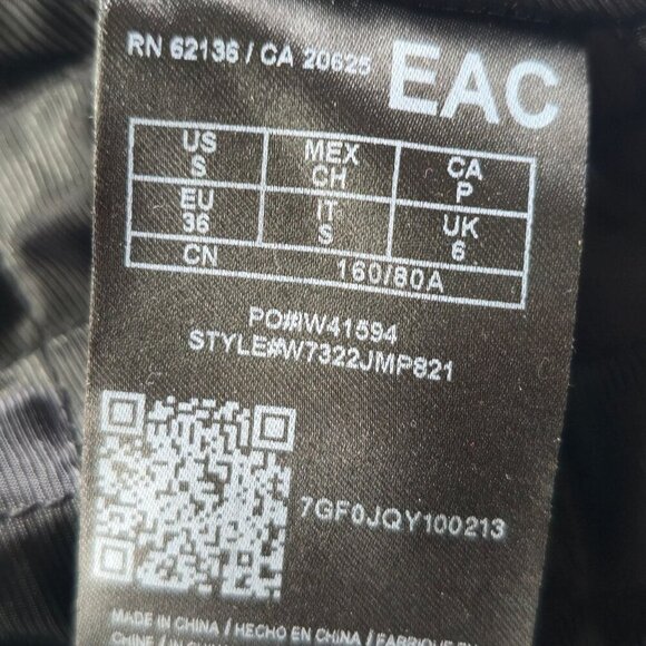 Guess Womens Sequin Bomber Jacket Black & Rose Gold Size Small - Picture 5 of 10